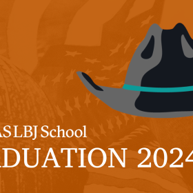 Graphic featuring a cowboy hat for 2024 graduation